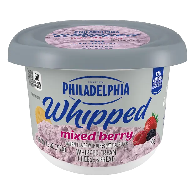 Philadelphia Mixed Berry Whipped Cream Cheese Spread