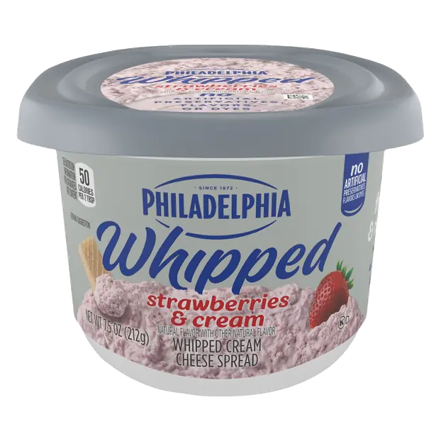 Philadelphia Strawberries & Cream Whipped Cream Cheese Spread