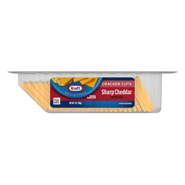 Sharp Cheddar Cheese Slices, Cracker Cuts