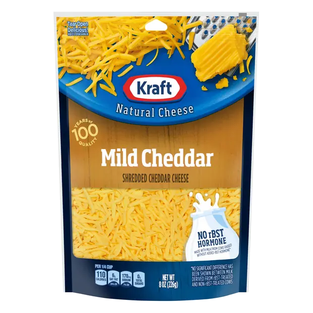 Shredded Mild Cheddar Cheese