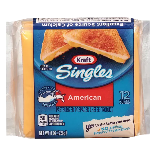 Singles American Cheese Slices - 12 ct