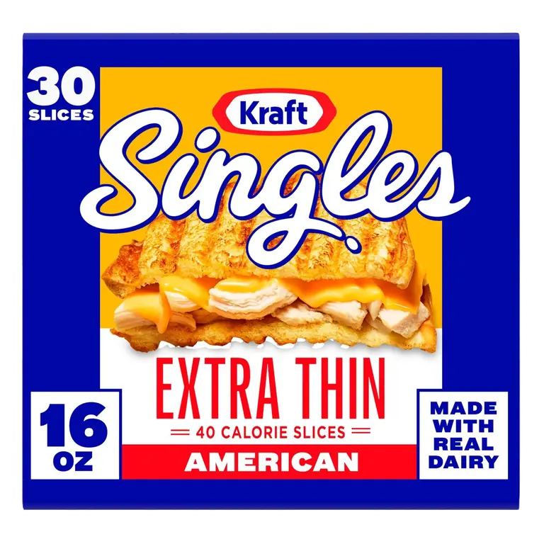 Singles American Extra Thin Cheese Slices