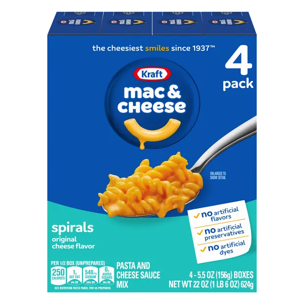 Spirals Original Mac & Cheese - 4 ct