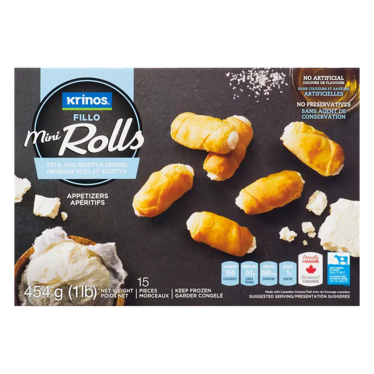 Cheese Mini Fillo Twisters 454 g (frozen)