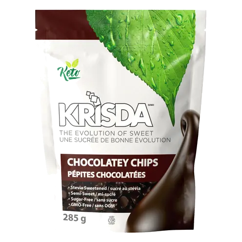 Semi Sweet Stevia Chocolate Chips 285 g