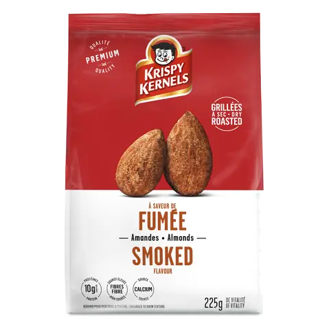 Almonds Roasted Smoked 225 g
