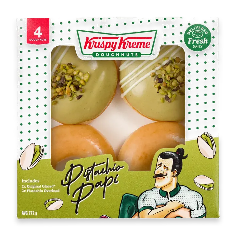 Pistachio Papi Doughnuts