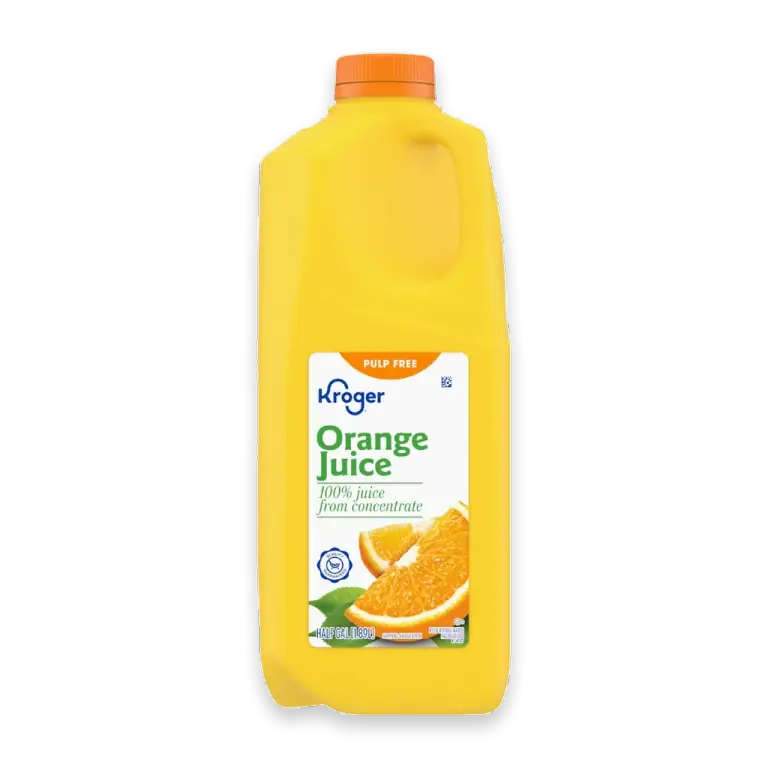100% Orange Juice Pulp Free