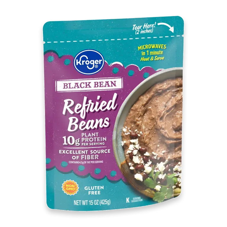 60-Second Black Bean Refried Beans