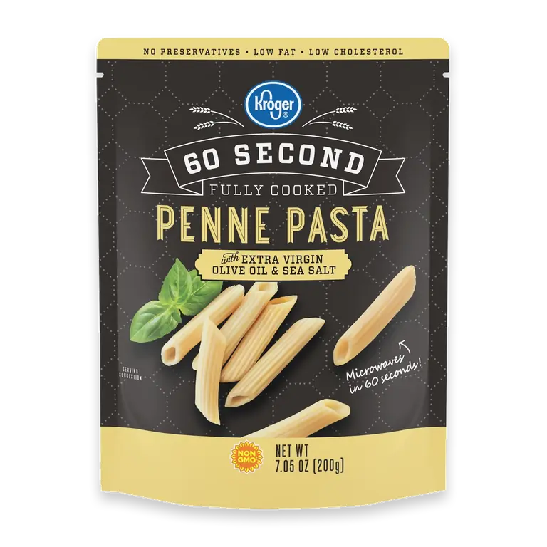 60 Second Fully Cooked Penne Pasta Pouch