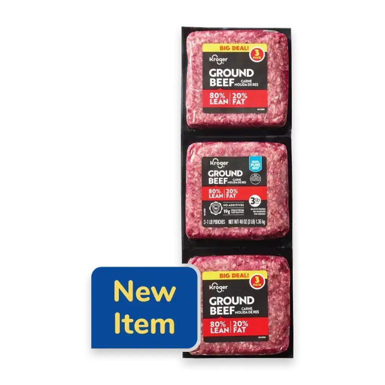 80/20 Ground Beef Packs 3 LB BIG DEAL!