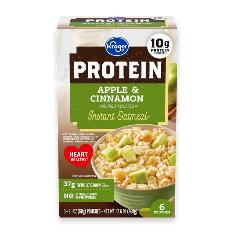 Apple and Cinnamon Protein Instant Oatmeal