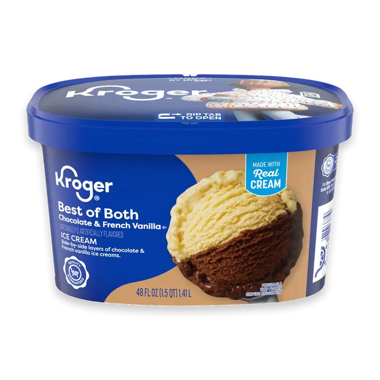 Best of Both Chocolate & French Vanilla Ice Cream Tub