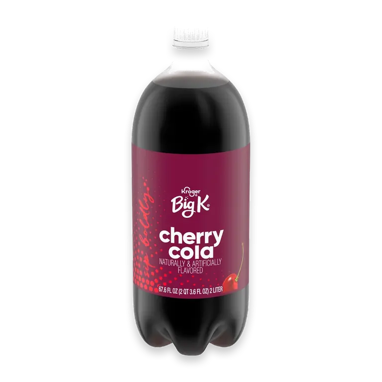 Big K Cherry Cola Soda Bottle