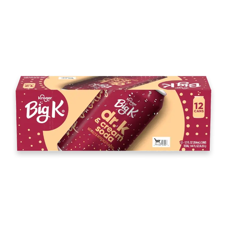 Big K Dr K and Cream Soda Cans