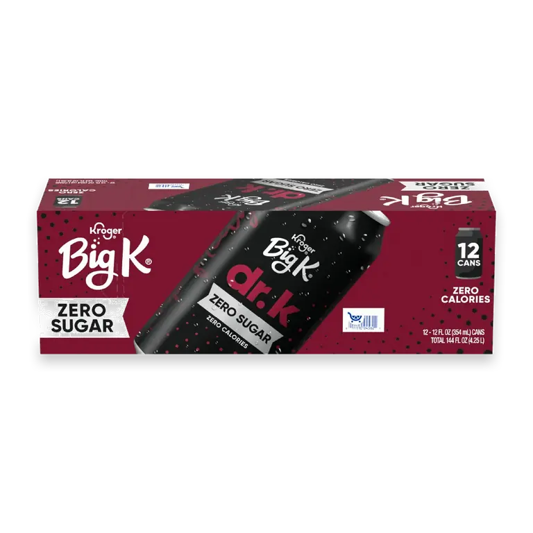Big K Dr K Zero Sugar Zero Calorie Soda Cans