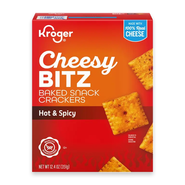 Bitz Hot and Spicy Cheese Crackers