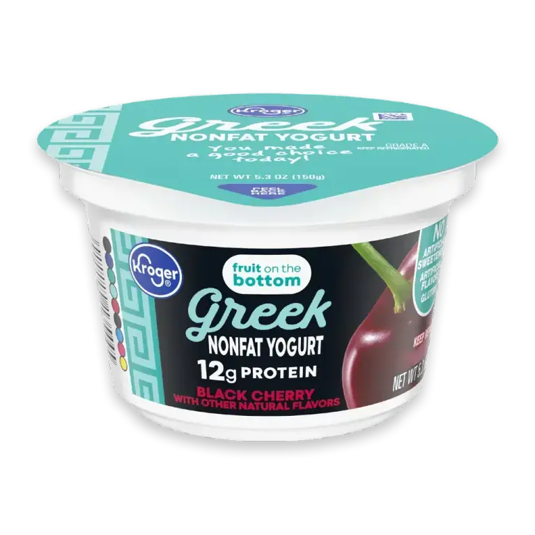 Black Cherry Fruit on the Bottom Nonfat Greek Yogurt Cup