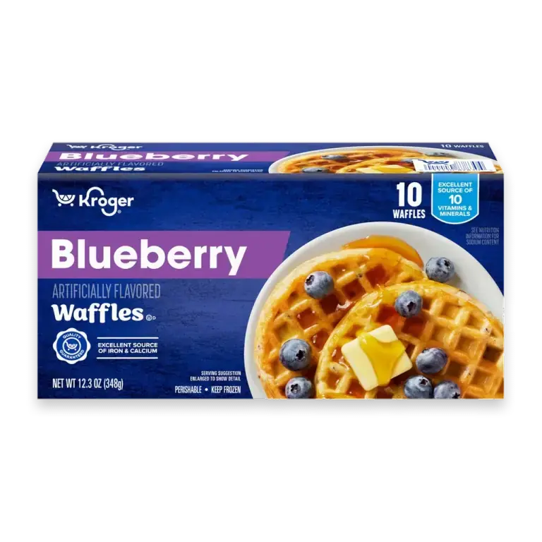 Blueberry Frozen Waffles
