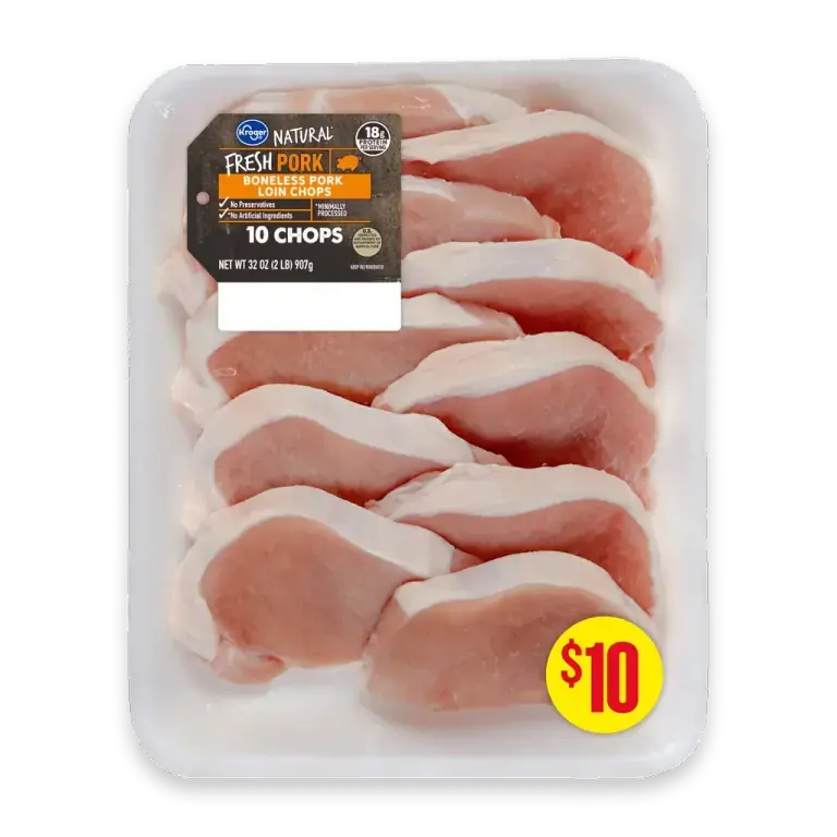 Boneless Center Cut Pork Loin Chops