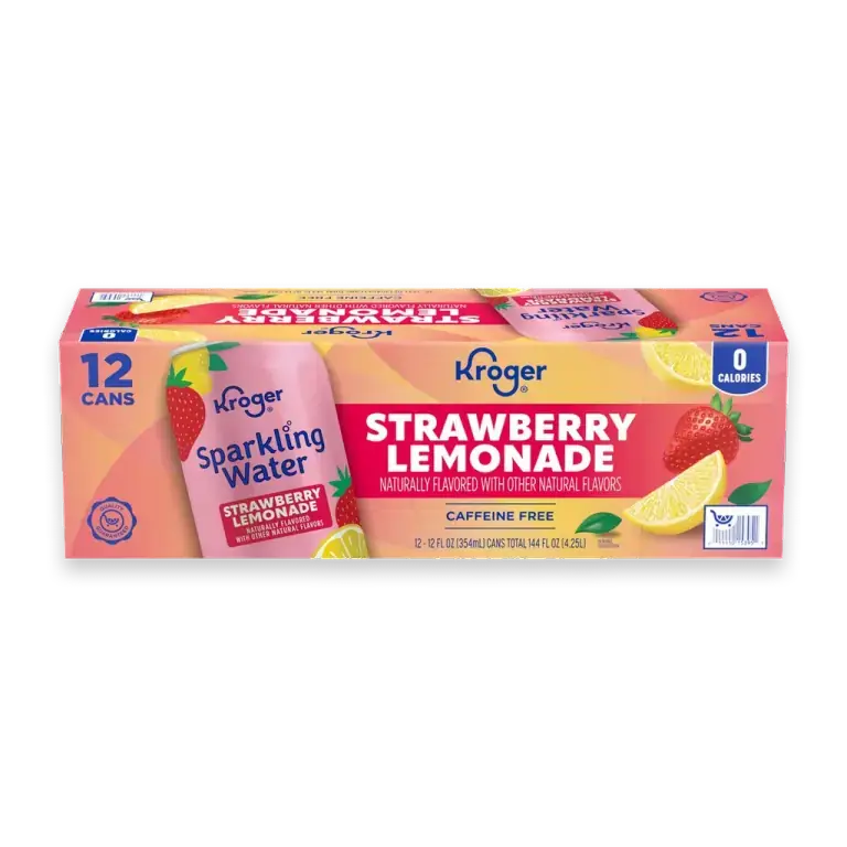 Caffeine Free Strawberry Lemonade Sparkling Water