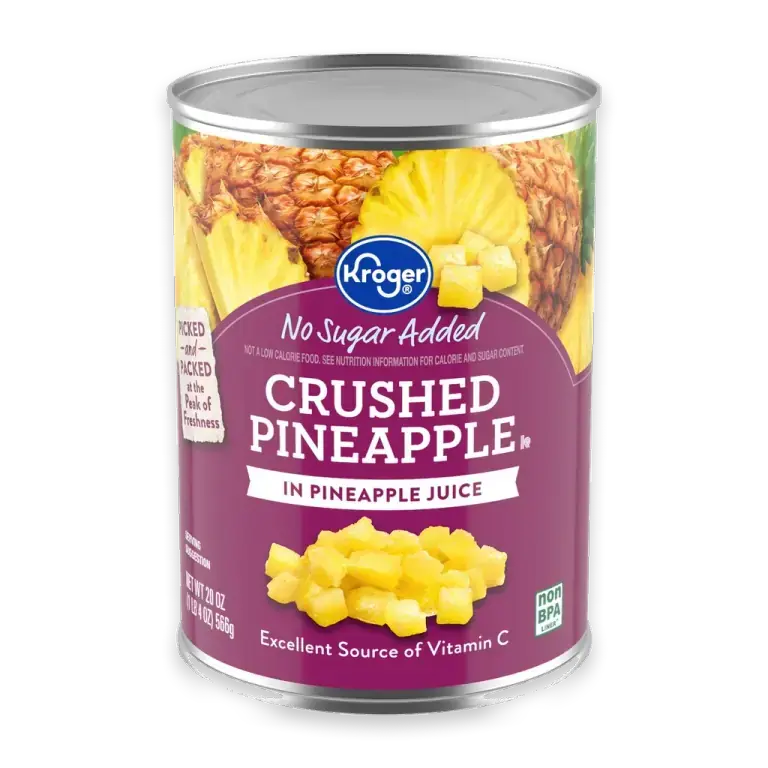 Canned Crushed Pineapple in Pineapple Juice