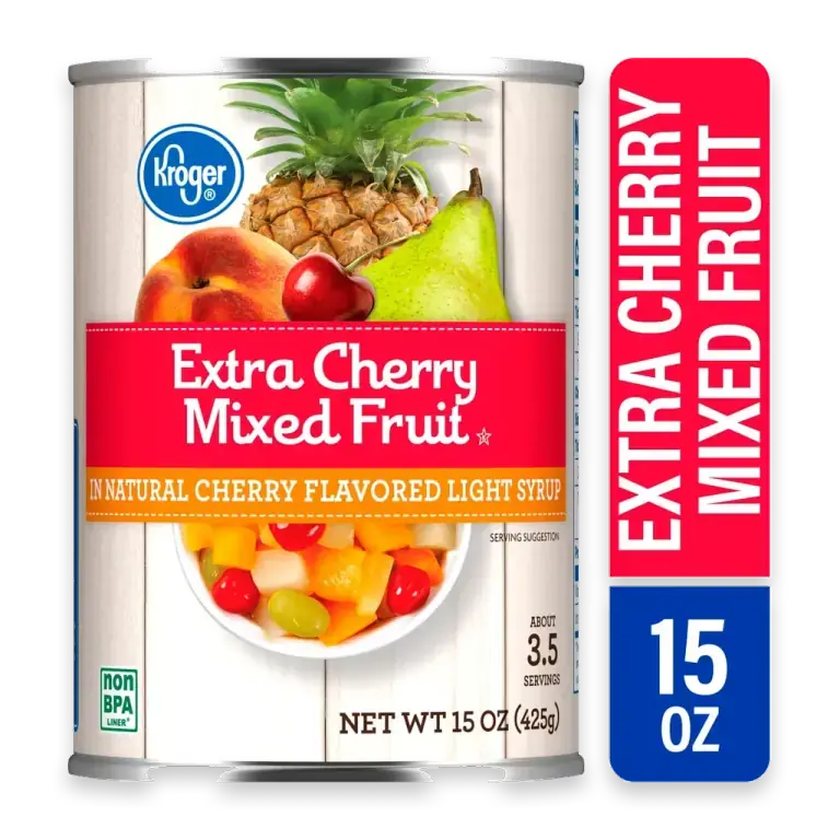 Canned Extra Cherry Mixed Fruit in Light Syrup