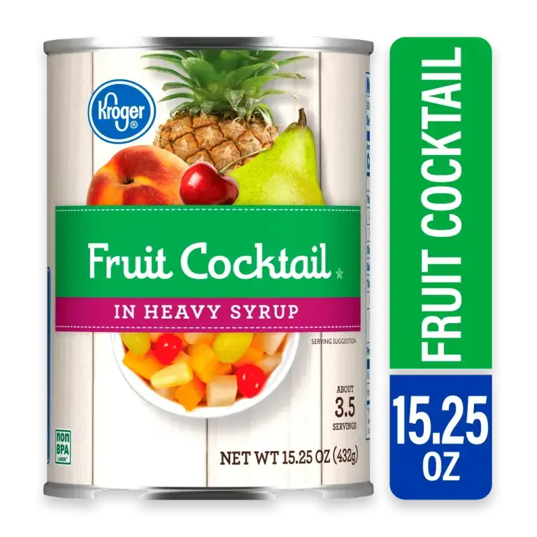 Canned Fruit Cocktail in Heavy Syrup