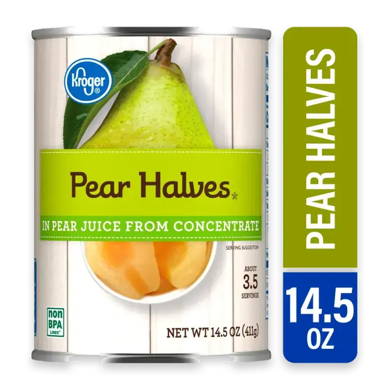 Canned Pear Halves in Pear Juice