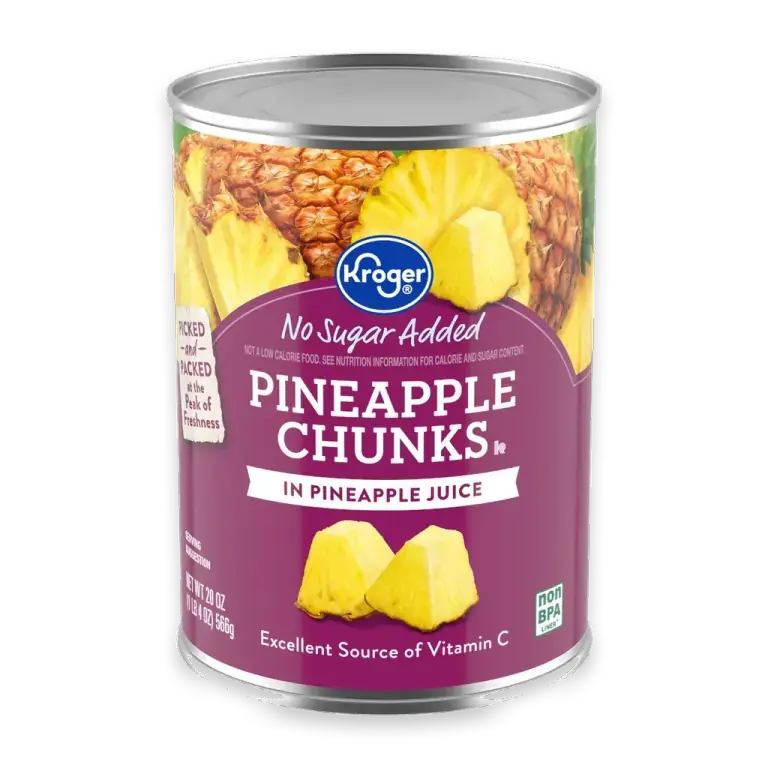 Canned Pineapple Chunks in Pineapple Juice