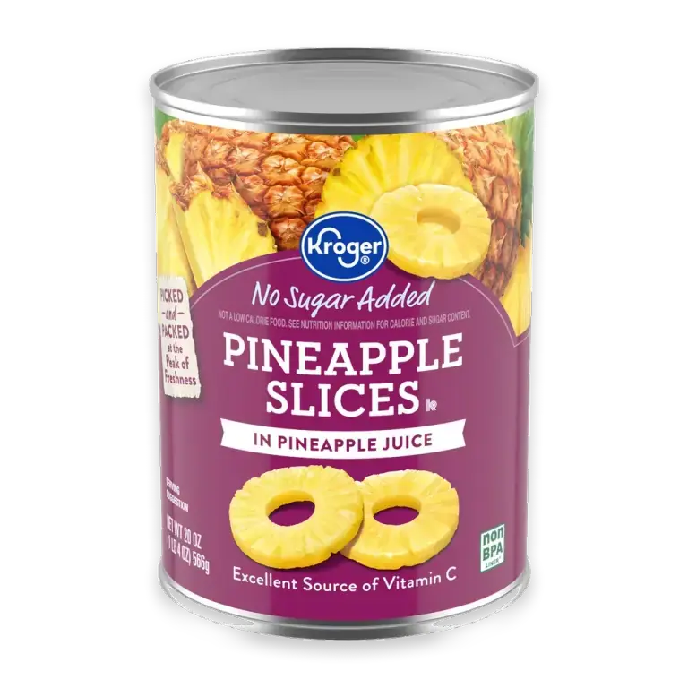 Canned Pineapple Slices in Pineapple Juice