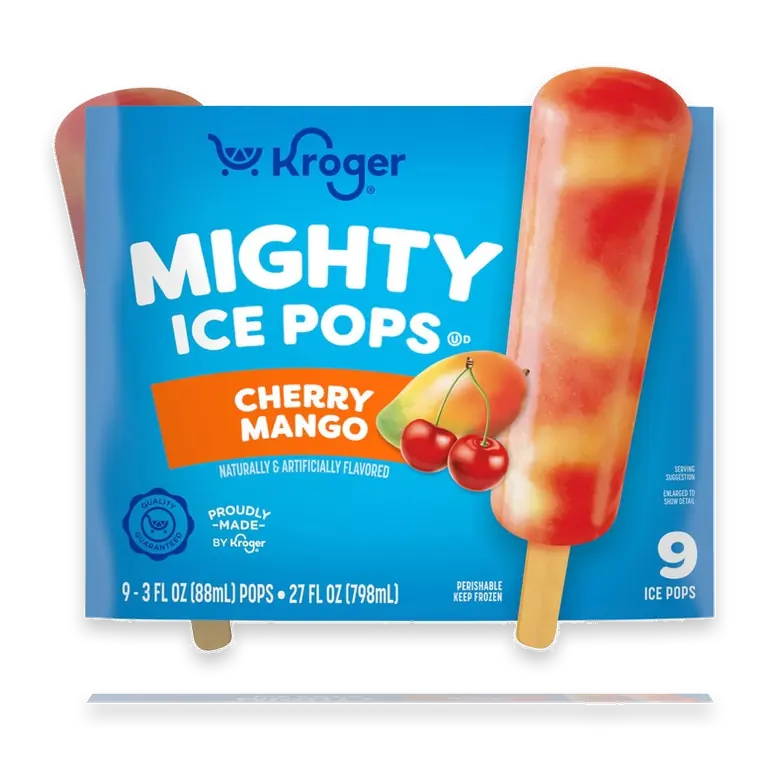 Cherry Mango Swirl Mighty Ice Pops
