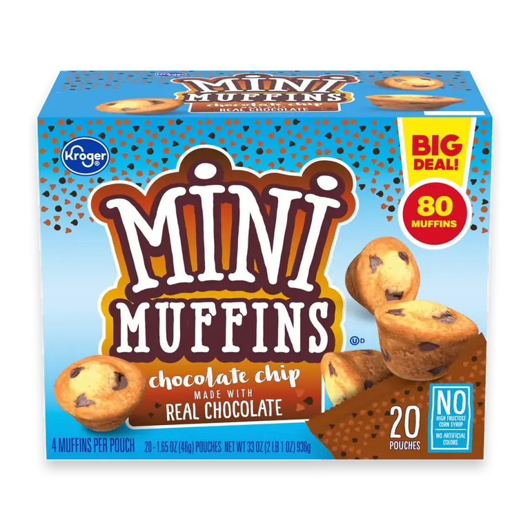 Chocolate Chip Mini Muffin 20Ct