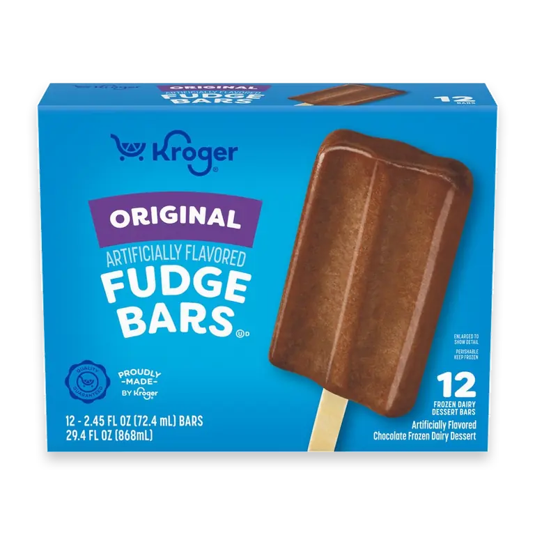 Chocolatey Fudge Frozen Dairy Dessert Bars