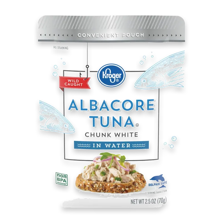 Chunk White Albacore Tuna in Water Pouch
