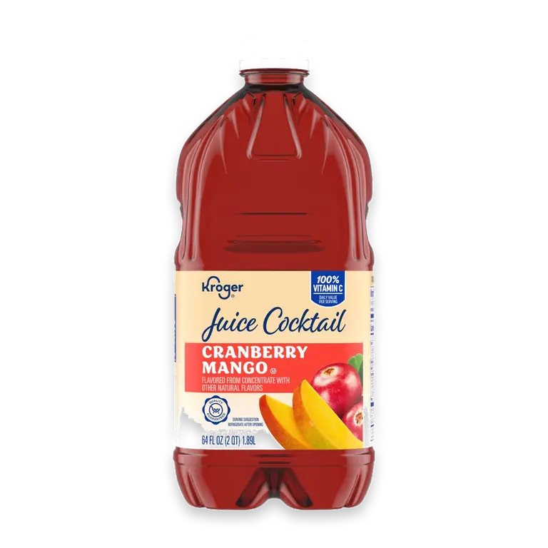 Cranberry Mango Juice Cocktail Bottle
