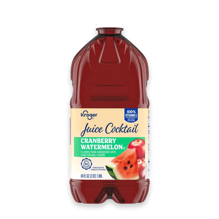 Cranberry Watermelon Juice Cocktail Bottle