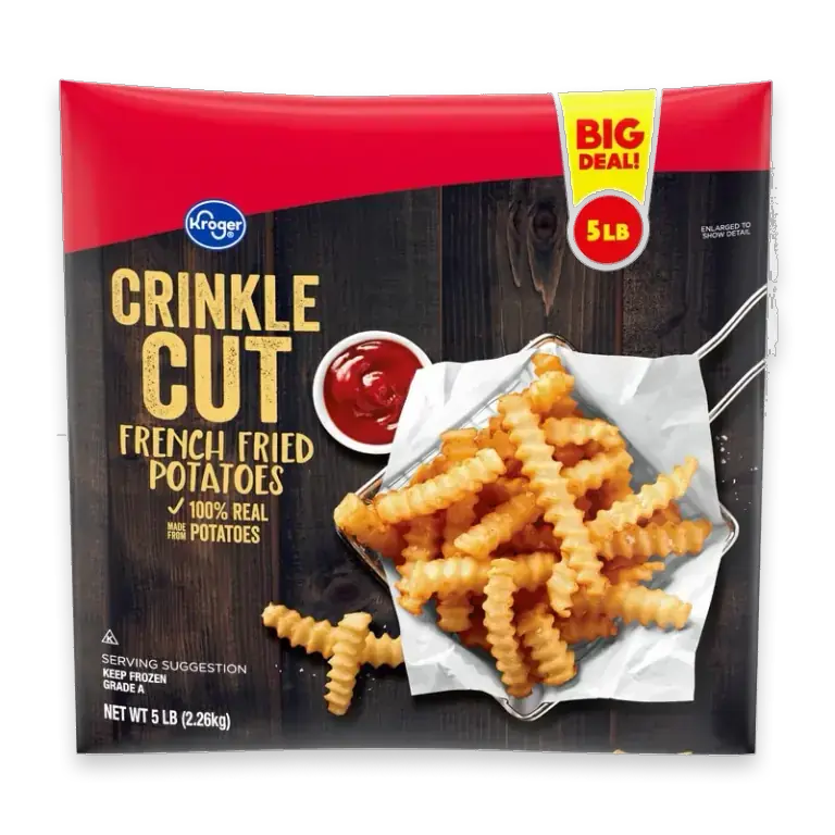 Crinkle-Cut Frozen French Fries BIG Deal!