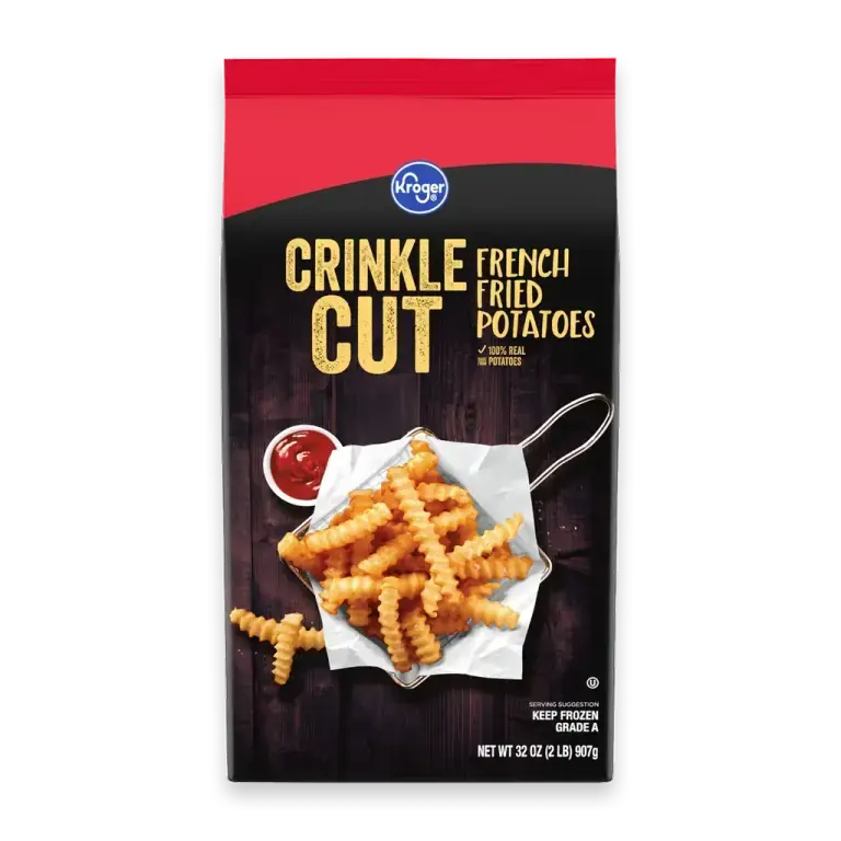 Crinkle-Cut Frozen French Fries