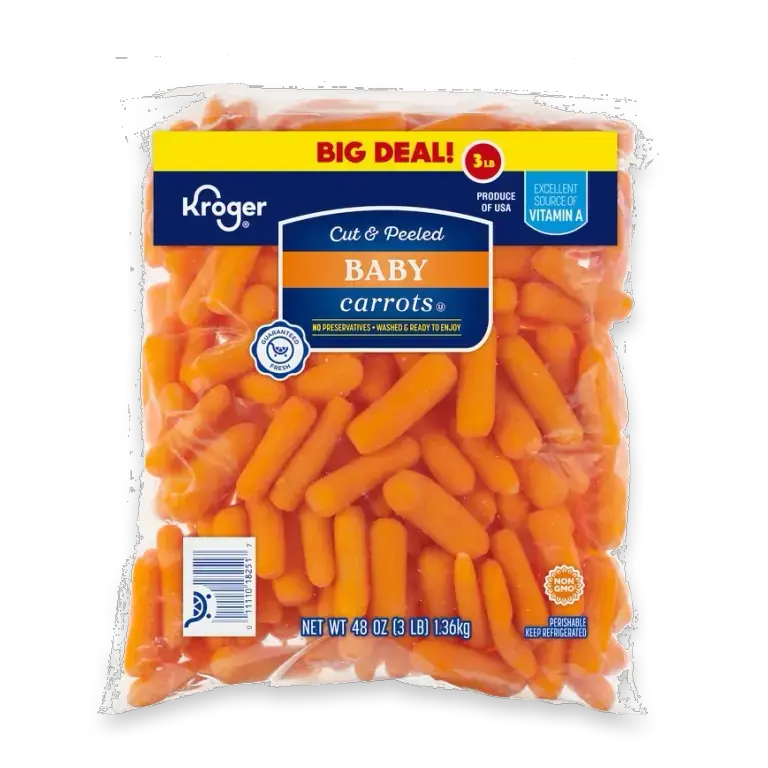 Cut and Peeled Baby Carrots BIG DEAL!