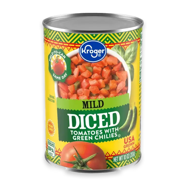 Diced Tomatoes w/Green Chilies Mild
