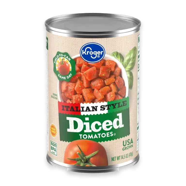 Diced Tomatoes with Basil, Garlic, Oregano, No Oil