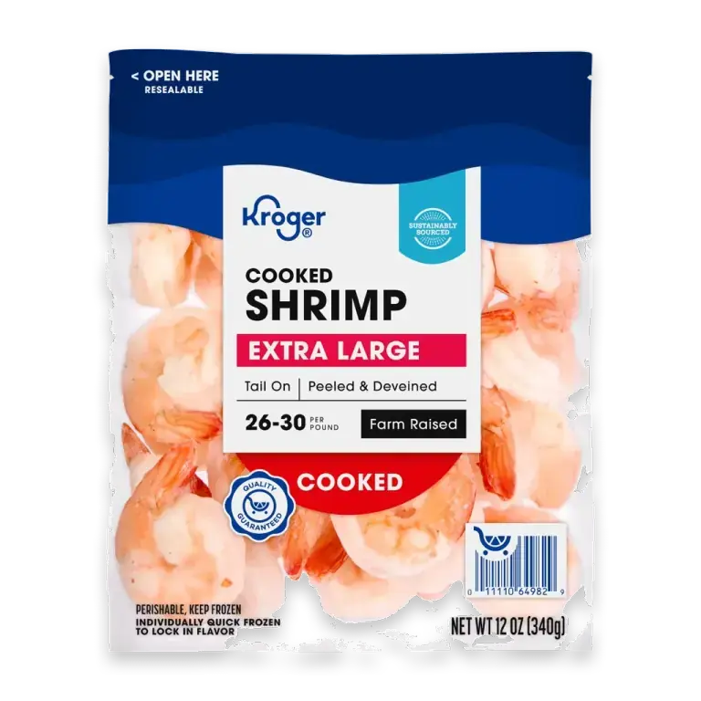 Extra Large Shrimp Cooked Peeled & Deveined Tail On