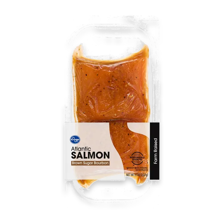 Farm Raised Brown Sugar Bourbon Atlantic Salmon Portions