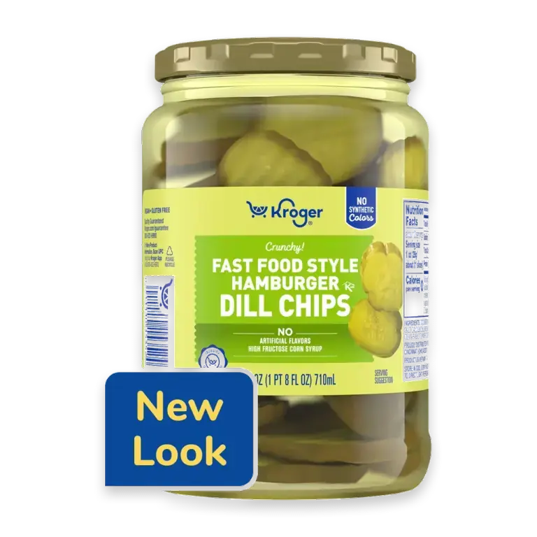 Fast Food Style Hamburger Dill Pickle Chips