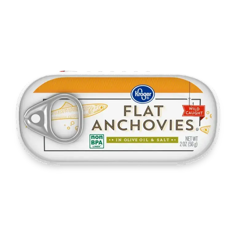 Flat Anchovies in Olive Oil & Salt