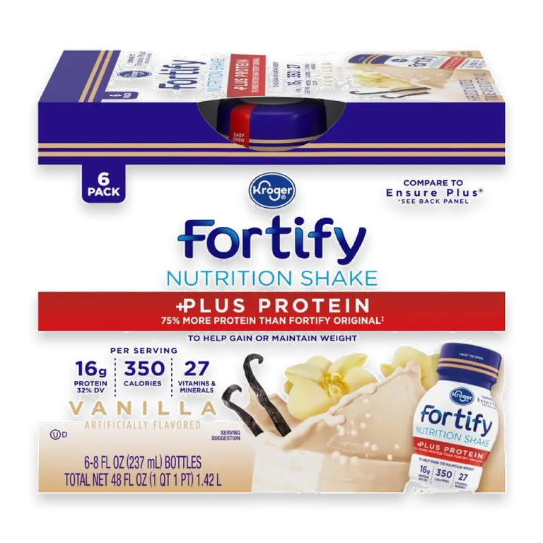 Fortify Plus Protein Vanilla Nutrition Shake