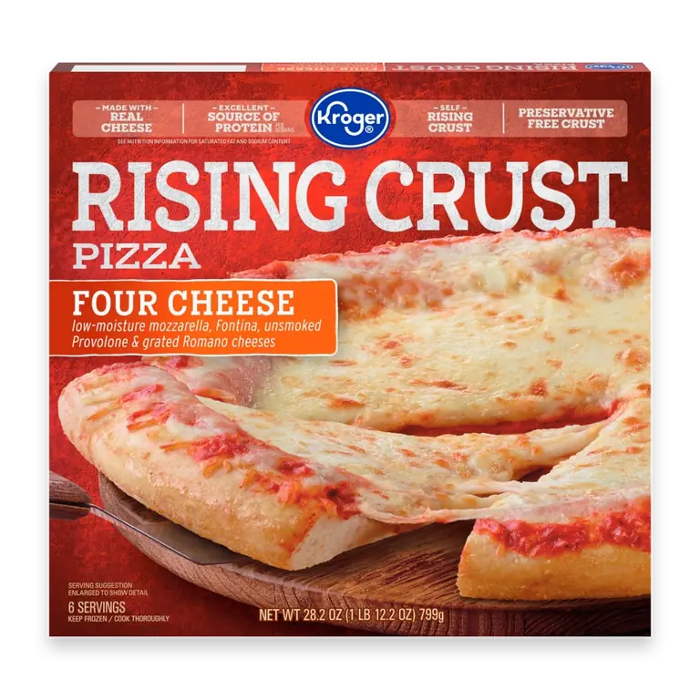 Four Cheese Rising Crust Frozen Pizza