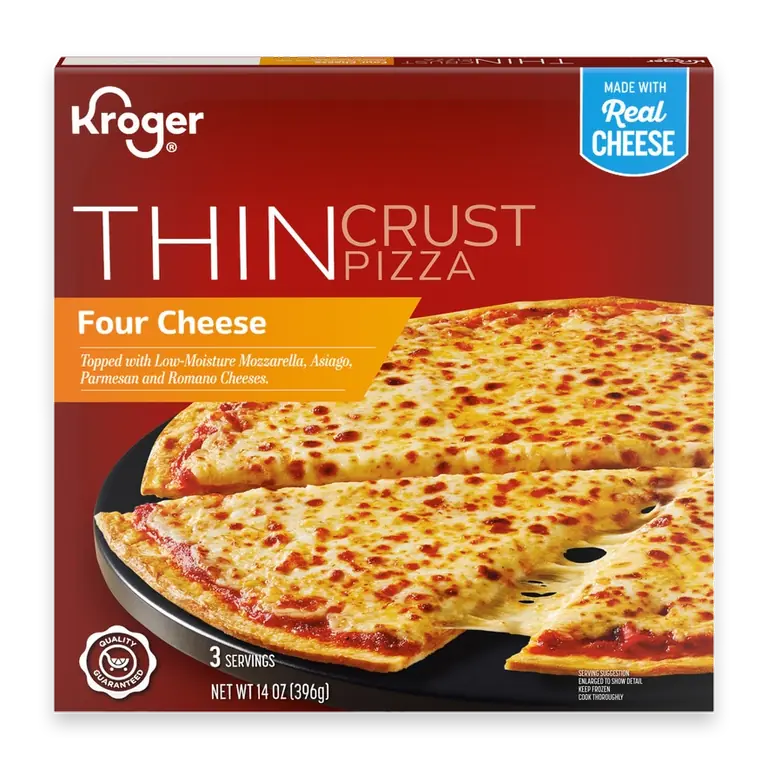 Four Cheese Thin Crust Frozen Pizza