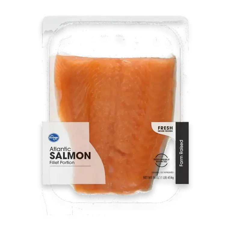 Fresh Farm Raised Atlantic Salmon Fillet Portion